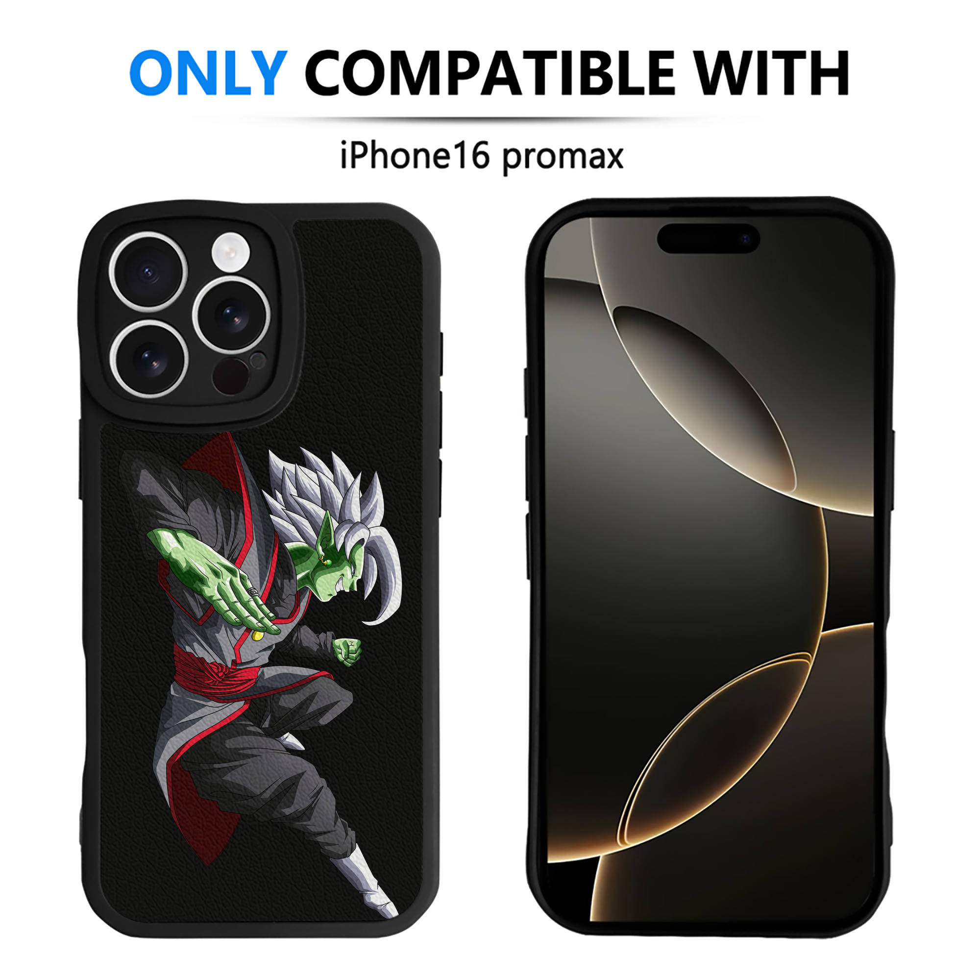 （画像用） ドラゴンボール ベジット DRAGON BALL Vegetto 【iPhone 16シリーズ対応】シリコンスマホケース（レザー調） 材質：シリコン
